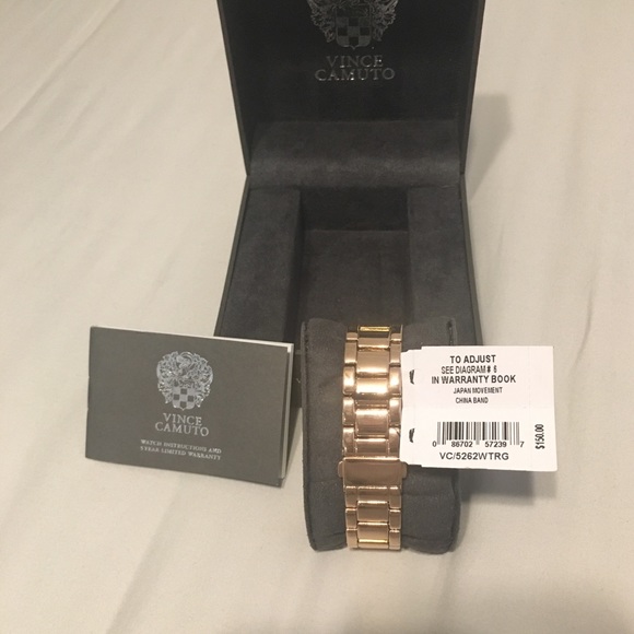 New Vince Camuto Rose Gold-Tone Watch - Picture 5 of 8